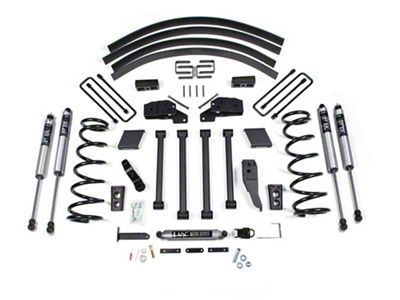 BDS 4.50-Inch Suspension Lift Kit with Rear Lift Blocks, Add-A-Leaf and FOX 2.0 Performance Shocks (94-99 4WD RAM 2500 w/o Factory Overload Springs)