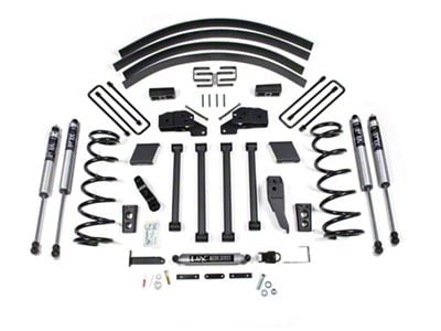 BDS 4.50-Inch Suspension Lift Kit with Rear Lift Blocks, Add-A-Leaf and FOX 2.0 Performance Shocks (94-99 4WD RAM 2500 w/ Factory Overload Springs)