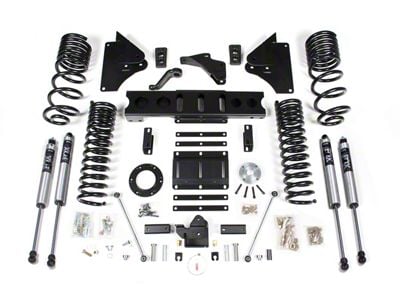 BDS 5.50-Inch Radius Arm Drop Suspension Lift Kit with Rear Coil Spring and FOX 2.0 Performance Shocks (14-18 4WD 5.7L, 6.4L RAM 2500)