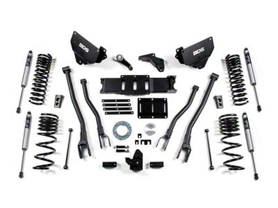 BDS 6-Inch 4-Link Suspension Lift Kit with Rear Coil Springs and FOX 2.0 Performance Shocks (14-18 4WD 5.7L, 6.4L RAM 2500)