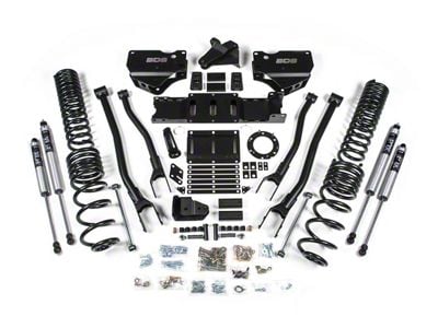 BDS 6-Inch 4-Link Suspension Lift Kit with FOX 2.0 Performance Shocks (19-25 4WD 6.7L RAM 2500 w/o Air Ride)