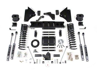 BDS 6-Inch Radius Arm Drop Suspension Lift Kit with NX2 Nitro Shocks (14-18 4WD 6.7L RAM 2500 w/ Air Ride)