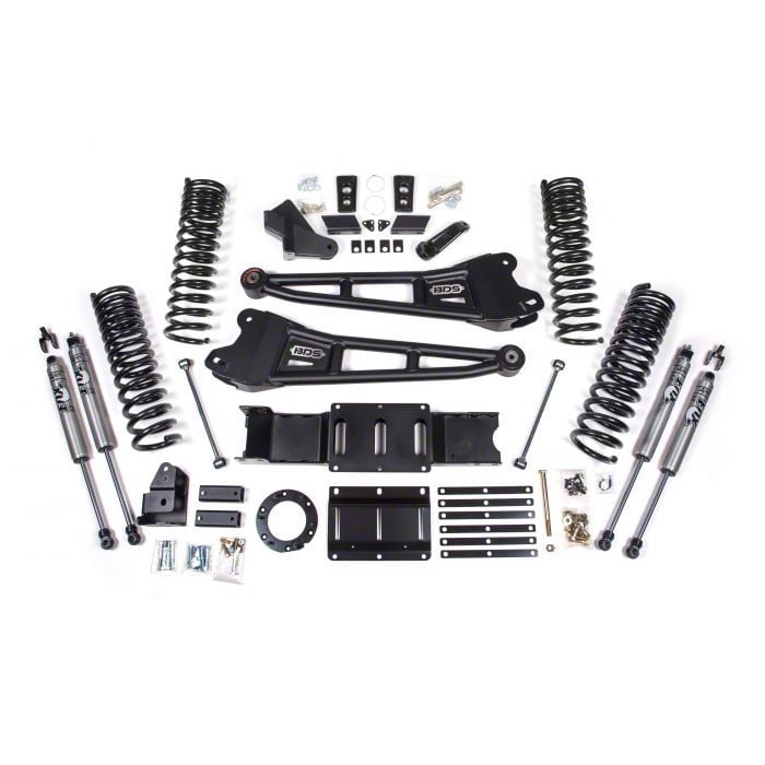 BDS RAM 2500 6-Inch Radius Arm Suspension Lift Kit with FOX 2.0 ...