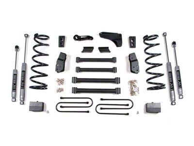 BDS 6-Inch Suspension Lift Kit with 4-Inch Rear Lift Blocks and NX2 Nitro Shocks (2008 4WD 5.7L RAM 2500 w/ 3.50-Inch Axle)