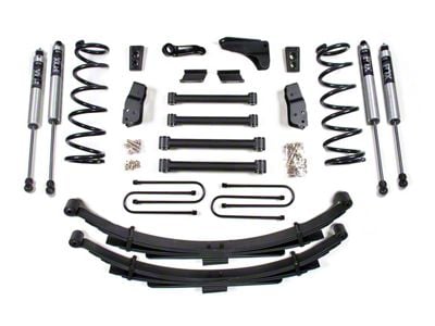 BDS 6-Inch Suspension Lift Kit with Rear Leaf Springs and FOX 2.0 Performance Shocks (03-07 4WD RAM 2500 Mega Cab w/ 3.50-Inch Axle)