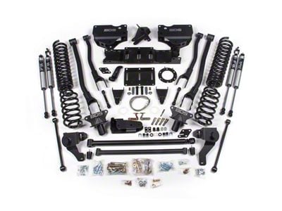 BDS 8-Inch 4-Link Suspension Lift Kit with Rear Coil Springs and FOX 2.0 Performance Shocks (19-25 4WD 6.7L RAM 2500 w/o Air Ride)