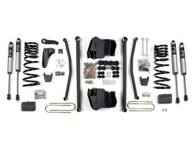 BDS 8-Inch Long Arm Suspension Lift Kit with Rear Lift Blocks and FOX 2.0 Performance Shocks (03-07 4WD 5.9L RAM 2500 w/ Automatic Transmission & Rear 3.50-Inch Axle)