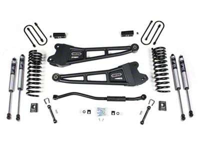 BDS 3-Inch Radius Arm Suspension Lift Kit with Rear Lift Blocks and FOX 2.0 Performance Shocks (13-18 4WD 6.7L RAM 3500 w/o Air Ride)