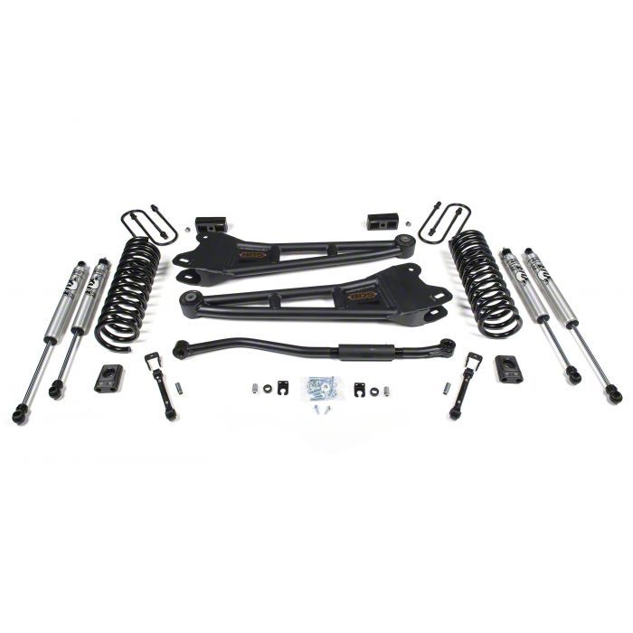 BDS RAM 3500 3-Inch Radius Arm Suspension Lift Kit With FOX 2.0 ...