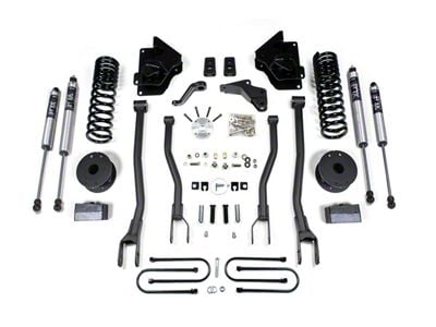 BDS 4-Inch 4-Link Suspension Lift Kit with FOX 2.0 Performance Shocks (14-18 4WD 6.7L RAM 3500 w/ Air Ride)