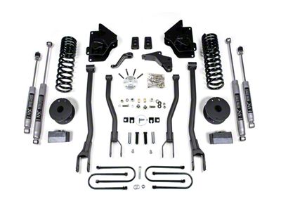 BDS 4-Inch 4-Link Suspension Lift Kit with NX2 Nitro Shocks (14-18 4WD 5.7L, 6.4L RAM 3500 w/ Air Ride)