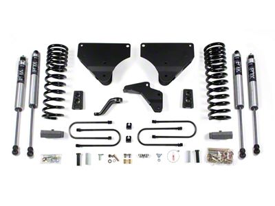 BDS 4-Inch Radius Arm Drop Suspension Lift Kit with 3-Inch Rear Lift Blocks and FOX 2.0 Performance Shocks (13-18 4WD 5.7L, 6.4L RAM 3500)