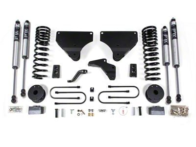 BDS 4-Inch Radius Arm Drop Suspension Lift Kit with Rear Lift Blocks and FOX 2.0 Performance Shocks (14-18 4WD 6.7L RAM 3500 w/ Air Ride)