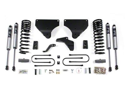 BDS 4-Inch Suspension Lift Kit with Rear Lift Blocks and FOX 2.0 Performance Shocks (13-18 4WD 6.7L RAM 3500)