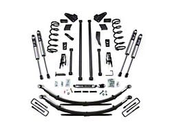 BDS 4.50-Inch Long Arm Suspension Lift Kit with Rear Leaf Springs and FOX 2.0 Performance Shocks (94-99 4WD RAM 3500)