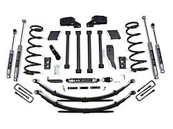 BDS 4.50-Inch Suspension Lift Kit with Rear Leaf Springs and NX2 Nitro Shocks (94-99 4WD RAM 3500)