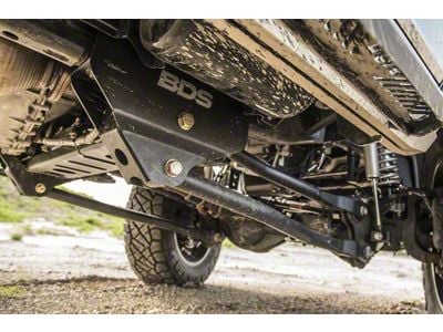 BDS 5.50-Inch 4-Link Suspension Lift Kit with Rear Lift Blocks with FOX 2.0 Performance Shocks (19-25 4WD 6.4L RAM 3500 w/o Factory Overload Springs)