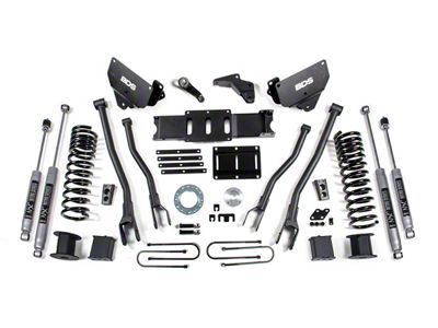 BDS 5.50-Inch 4-Link Suspension Lift Kit with NX2 Nitro Shocks (14-18 4WD 5.7L, 6.4L RAM 3500 w/ Air Ride & 8-Bolt Indexing Ring)