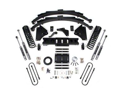 BDS 5.50-Inch Radius Arm Drop Suspension Lift Kit with Rear Leaf Springs and NX2 Nitro Shocks (13-18 4WD 5.7L, 6.4L RAM 3500)