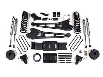 BDS 5.50-Inch Radius Arm Suspension Lift Kit with Rear Lift Blocks and FOX 2.0 Performance Shocks (19-25 4WD 6.4L RAM 3500 w/ Air Ride)