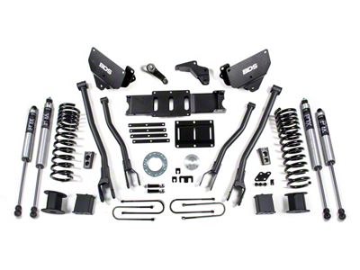 BDS 6-Inch 4-Link Suspension Lift Kit with FOX 2.0 Performance Shocks (14-18 4WD 6.7L RAM 3500 w/ Air Ride & 6-Bolt Indexing Ring)