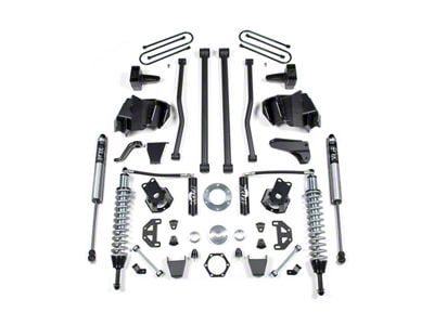 BDS 6-Inch Long Arm Suspension Lift Kit with Rear Lift Blocks, FOX 2.5 Coil-Overs and FOX 2.0 Performance Shocks (2008 4WD 5.9L, 6.7L RAM 3500)