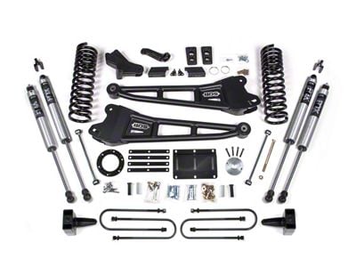 BDS 6-Inch Radius Arm Suspension Lift Kit with FOX 2.0 Performance Shocks (13-18 4WD 6.7L RAM 3500 w/o Air Ride)