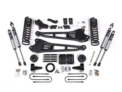 BDS 6-Inch Radius Arm Suspension Lift Kit with FOX 2.0 Performance Shocks (13-18 4WD 6.7L RAM 3500 w/ Air Ride)