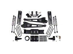 BDS 6-Inch Radius Arm Suspension Lift Kit with NX2 Nitro Shocks for 6-Bolt Transfer Cases (19-24 4WD 6.7L RAM 3500 w/o Factory Overload Springs & Air Ride)