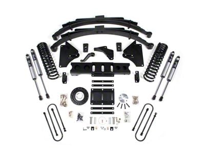 BDS 6-Inch Suspension Lift Kit with Reaf Leaf Springs and FOX 2.0 Performance Shocks (13-18 4WD 6.7L RAM 3500 w/ 8-Bolt Indexing Ring)