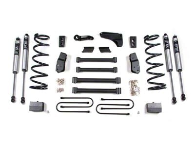 BDS 6-Inch Suspension Lift Kit with Rear Lift Blocks and FOX 2.0 Performance Shocks (09-12 4WD 6.7L RAM 3500 w/ 4-Inch Axle)