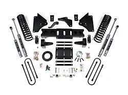 BDS 6-Inch Suspension Lift Kit with Rear Lift Blocks and NX2 Nitro Shocks (13-18 4WD 6.7L RAM 3500 w/ 6-Bolt Indexing Ring)