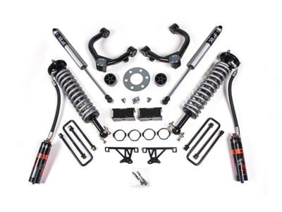 BDS 1.50-Inch FOX 2.5 DSC Coil-Over Suspension Lift Kit with HD Control Arms and FOX 2.0 Performance Shocks (19-25 4WD Sierra 1500 AT4 w/ Multi-Leaf Springs)