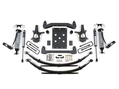 BDS 4-Inch Suspension Lift Kit with Leaf Springs, FOX 2.5 DSC Coil-Overs and FOX 2.0 Performance Shocks (07-13 2WD Sierra 1500, Excluding Extended Cab w/ 8-Foot Long Box)