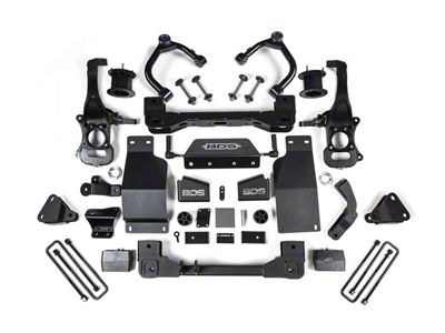 BDS 4-Inch Suspension Lift Kit (20-25 Sierra 3.0L Duramax 1500 Denali w/ Adaptive Ride Control)