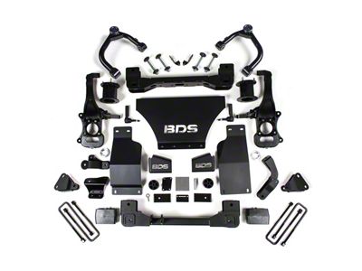 BDS 4-Inch Suspension Lift Kit (19-25 5.3L, 6.2L Sierra 1500 Denali w/ Adaptive Ride Control)