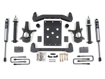 BDS 4-Inch Suspension Lift Kit with 5-Inch Rear Lift Blocks and FOX 2.0 Performance Shocks (07-13 2WD Sierra 1500, Excluding Extended Cab w/ 8-Foot Long Box)