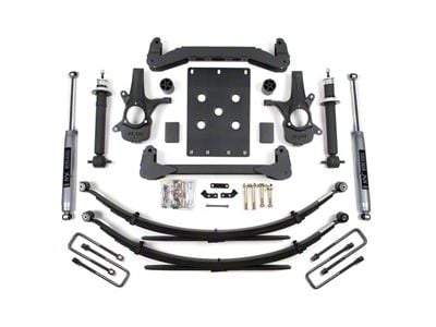 BDS 4-Inch Suspension Lift Kit with Leaf Springs and NX2 Nitro Shocks (07-13 2WD Sierra 1500, Excluding Extended Cab w/ 8-Foot Long Box)