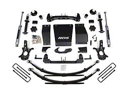 BDS 4-Inch Suspension Lift Kit with Rear Leaf Springs and NX2 Nitro Shocks (14-18 4WD Sierra 1500 w/ Stock Cast Aluminum or Stamped Steel Control Arms)