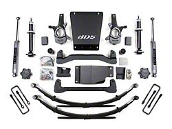 BDS 6-Inch Suspension Lift Kit with Rear Leaf Springs and NX2 Nitro Shocks (07-13 4WD Sierra 1500 Extended Cab, Crew Cab)