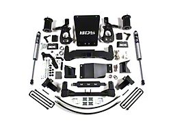 BDS 8-Inch Suspension Lift Kit and Rear Lift Blocks with FOX 2.0 Performance Shocks (14-18 4WD Sierra 1500 w/ Stock Cast Aluminum or Stamped Steel Control Arms, Excluding Denali)