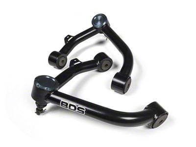 BDS Tubular Front Upper Control Arms for 2 to 6.50-Inch Lift (07-18 Sierra 1500 w/ Stock Aluminum or Stamped Steel Control Arms )