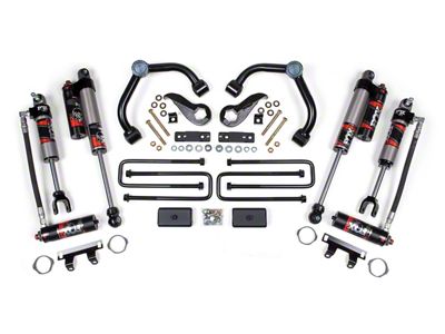 BDS 3-Inch Upper Control Arm Suspension Lift Kit with FOX 2.5 Performance Elite Shocks (20-25 4WD Sierra 2500 HD w/ Factory Overload Springs)