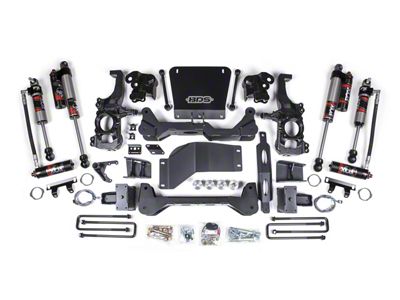 BDS 5-Inch Suspension Lift Kit with 5-Inch Rear Lift Blocks, FOX 2.5 Performance Elite Coil-Overs and FOX 2.5 Performance Elite Shocks (20-25 4WD Sierra 2500 HD w/ Factory Overload Springs, Excluding AT4X)