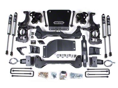 BDS 5-Inch High Clearance Suspension Lift Kit with FOX 2.0 Performance Shocks (20-25 4WD Sierra 2500 HD w/ Factory Overload Springs)