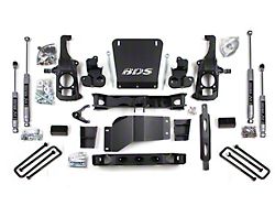 BDS 6.50-Inch High Clearance Suspension Lift Kit with 3-Inch Rear Lift Blocks and NX2 Nitro Shocks (11-19 Sierra 2500 HD w/o Factory Overload Springs)