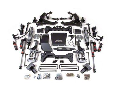 BDS 6.50-Inch Suspension Lift Kit with Rear Lift Blocks, FOX 2.5 Performance Elite Coil-Overs and FOX 2.5 Performance Elite Shocks (20-25 Sierra 2500 HD w/o Factory Overload Springs)