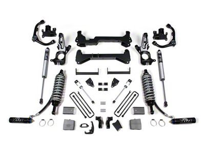 BDS 7-Inch Suspension Lift Kit with FOX 2.5 DSC Coil-Overs and FOX 2.0 Performance Shocks (01-10 2WD Sierra 2500 HD w/ Carrier Above Crossmember)