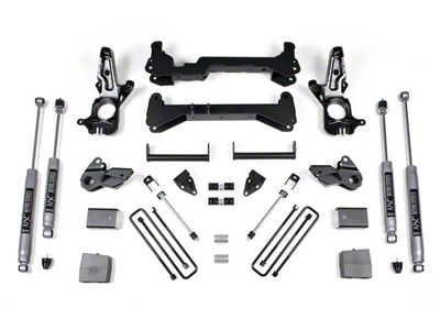 BDS 7-Inch Suspension Lift Kit with NX2 Nitro Shocks (01-10 2WD Sierra 2500 HD w/ Carrier Above Crossmember)