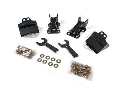 BDS Recoil Traction Bar Mounting Kit (01-10 4WD Sierra 2500 HD w/ 6.50-Foot Standard Box)